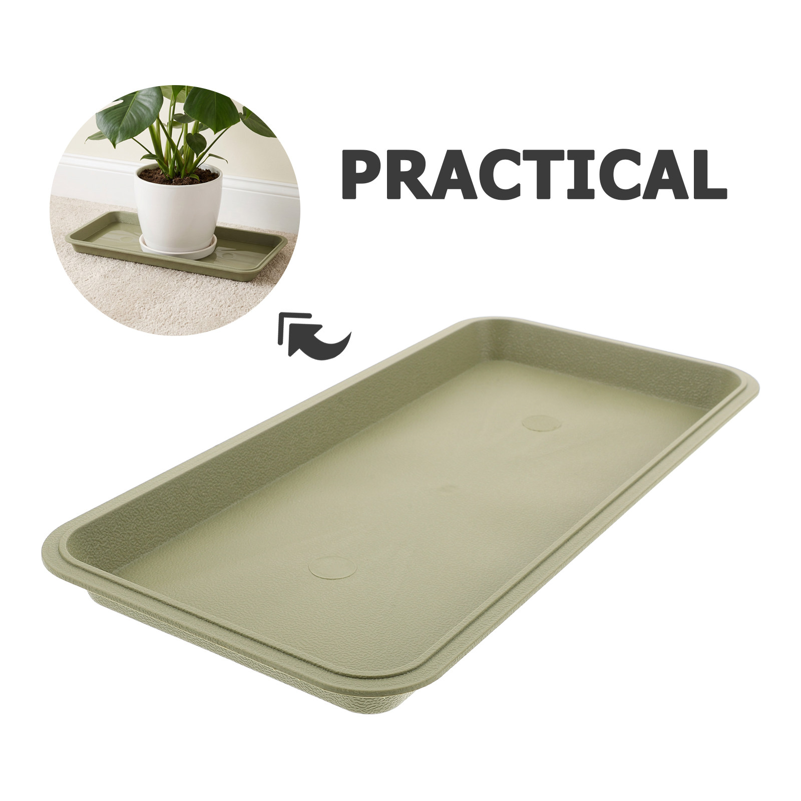 Прямоугольный поддон для расте – обзор и цена Drip Tray Saucer