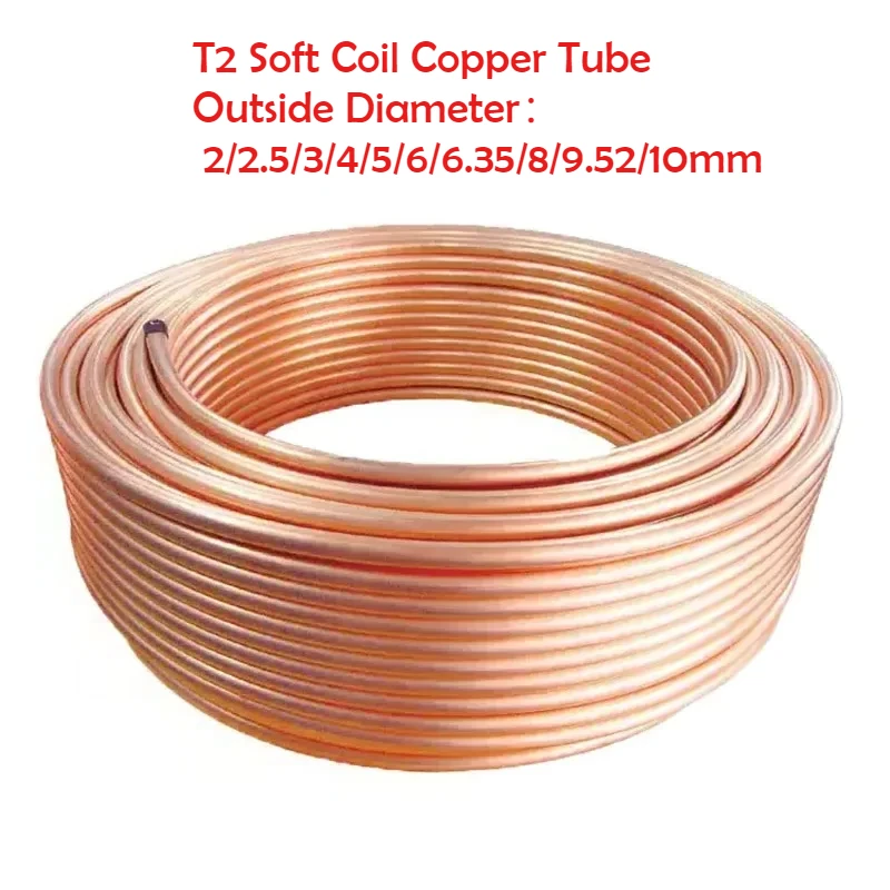 Медная трубка T2, мягкая катуш – обзор и цена Copper Wire Roll